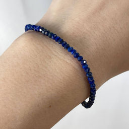 Браслет из Лазурита огранка 19,5 см + - Радуга самоцветов фото 2