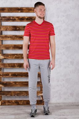 Брюки спортивные 
 3.MM114B-серый-светлый