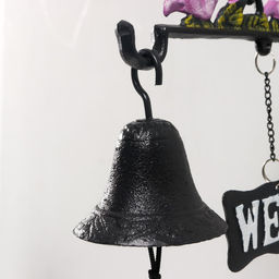 Колокол сувенирный чугун Колибри цветной 28х9,7х31 см - Simaland фото 3