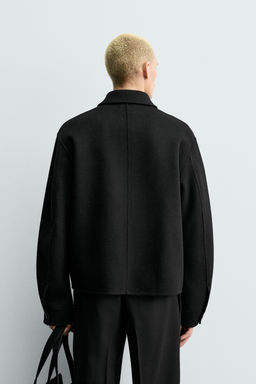WOOL ZIP-UP JACKET ORIGINS - Zara фото 3
