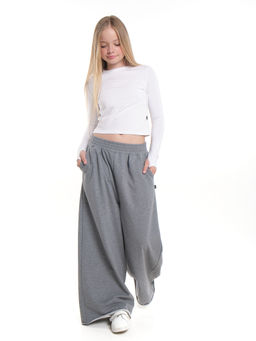 Лонгслив трикотажный спортивный с вырезом для пальца 22-7695 черный - Mini maxi фото 47