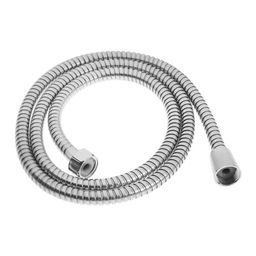 Душевой шланг ZEIN Z47PS, 150 см, пластиковые гайки 1/2", нержавеющая сталь, Имп/Имп