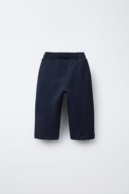 STRAIGHT-LEG PLUSH TEXT TROUSERS - Zara фото 3