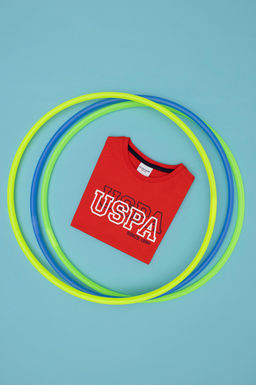 U. S. Polo Assn / Красная базовая футболка с круглым вырезом для мальчиков - U.s. polo assn фото 9