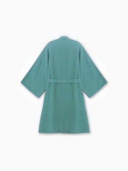 Халат домашний женский KAFTAN Basic, размер 44-46, зелёный