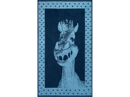 Полотенце махровое 6с103.412ж1 Конь-царь(джинс) 50х90см