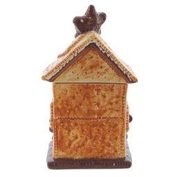 Конфетница "Пряничный домик", 700 мл, L13,5 W12 H21,5 см