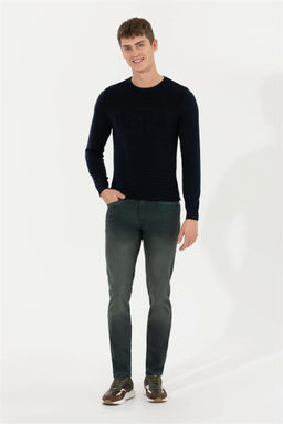 Мужской темно-синий свитер Неожиданная скидка в корзине - U.s. polo assn фото 4