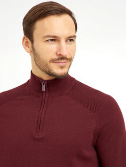 водолазка мужская из хлопка с воротником на молнии - Glenfield фото 5