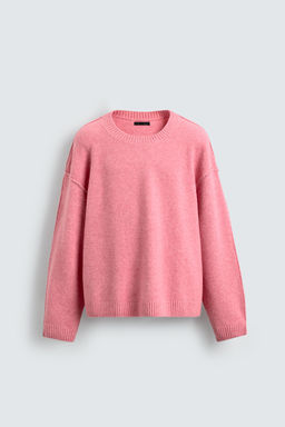 SWEATER WITH TEXTURED REVERSIBLE SEAMS - Zara фото 9