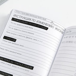 Блокнот творческого человека в мягкой обложке «Живи.Твори.Создавай» А6 120 л