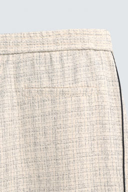 PANTAL?N JOGGER ESTRUCTURA BANDA CONTRASTE / Crudo - Zara фото 10