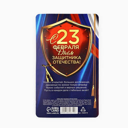 Набор подарочный 23 февраля, ручка шариковая и блок бумаги 30 л