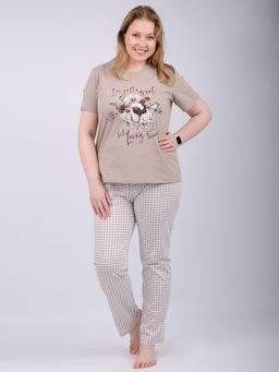 Пижама "Вивианна 2" брюки, трикотаж