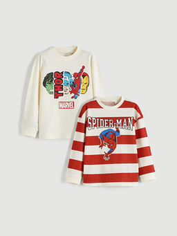 Marvel Bask?l? Erkek ?ocuk Ti??rt 2li