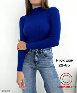 Водолазка женская укороченная