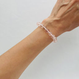 Браслет из Розового кварца 18 см