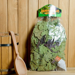 Веник для бани «Лавандовый прованс», дубовый, с лавандой