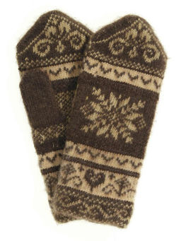 Варежки женские "Снежинка"ПП 3217-13