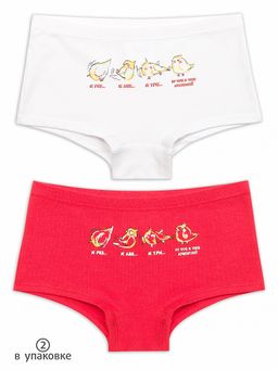 Pelican 2шт. в упаковке GUHB3281(2) трусы для девочек