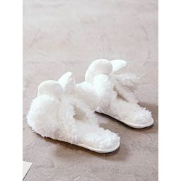 Halluci / Тапочки Маус белые H2330/2  фото 4