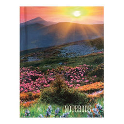 Блокнот А7, 64 листа в клетку Время года, твёрдая обложка, блок офсет