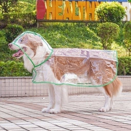 Дождевик для крупных пород собак "KOMFORT", прозрачный, р 6XL