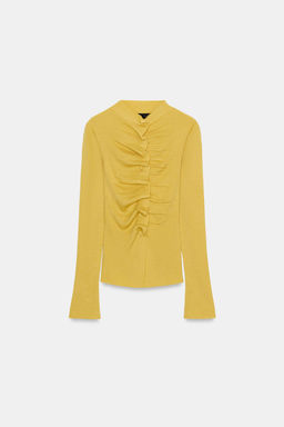 DRAPED KNIT CARDIGAN - Zara фото 4