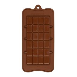 Форма силиконовая S-CHIEF для конфет SPC-0120 22.5 x 10.8 x 0.7 см 2-й сорт плитка шоколада-1 ячейка