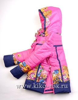 1133Б Куртка для девочки на синтепоне - Kiko фото 4