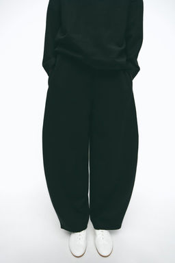 INTERLOCK BALLOON TROUSERS - Zara фото 5