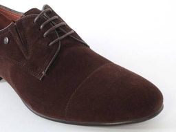 1912-1B-72 BROWN Полуботинки мужские (натуральная замша) - Фабричный китай фото 4