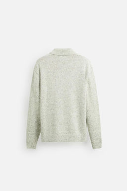 TEXTURED KNIT POLO SHIRT - Zara фото 10