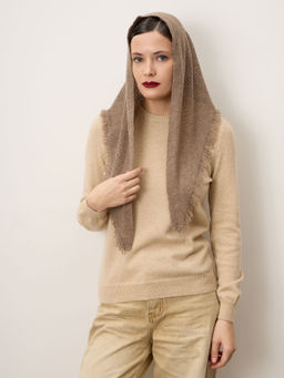 Косынка из кашемира 16-24-215-0C капучино