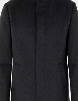 Antrasit Slim Fit Palto - Pierre cardin фото 7