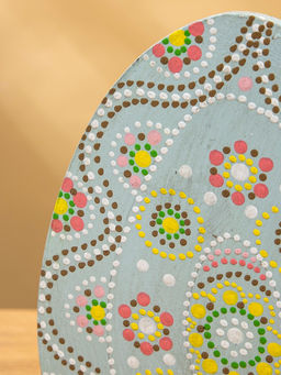 Сувенир «Яйцо», 20×6×26 см, МДФ, серый