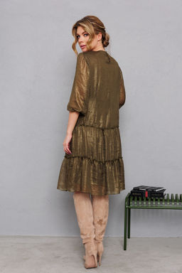 Платье AMORI 9824 хаки  фото 4
