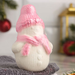 Цена за 2 шт. Бомбочка для ванн «Снеговик» кофе с корицей, 80 г