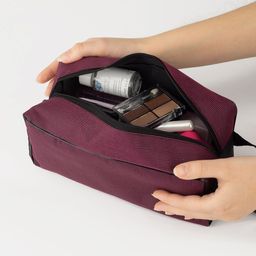 Косметичка на молнии, цвет бордовый - Simaland фото 12