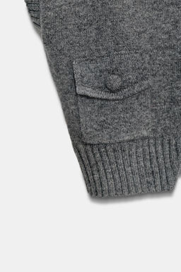 KNIT WAISTCOAT WITH COVERED BUTTONS - Zara фото 6