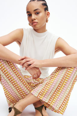 Pantal?n efecto crochet - H&m фото 4