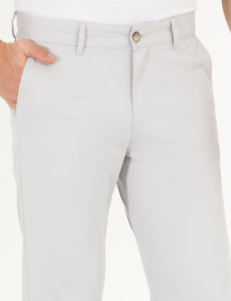 A__k Gri Regular Fit Kanvas Pantolon - Pierre cardin фото 13