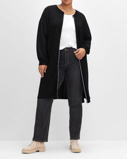 Кардиган, черный - Sheego фото 3