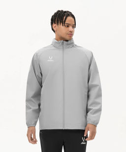 Куртка ветрозащитная JOGEL PREMIER PerFormPROOF FZ Rain Jacket, серый  фото 7