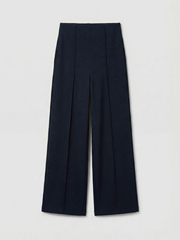 Y?ksek Bel Geni? Pa?a Kad?n Pantolon