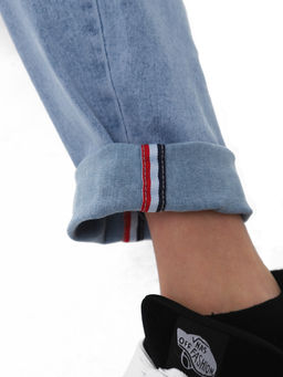 Джинсы-багги для мальчиков - Синий мир фото 8