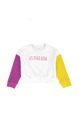 Толстовка с камнями для девочек - U.s. polo assn фото 2