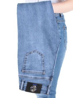 A806 BLUE Джинсы-скинни женские AOTERSS - Фабричный китай фото 10