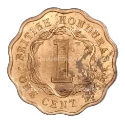 1 цент 1965 года Британский Гондурас (Белиз)