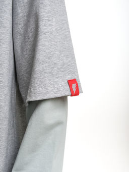 Лонгслив для мальчика с подзорным рукавом 22-0228 - Mini maxi фото 8